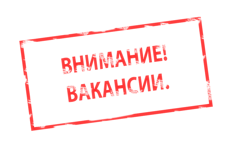 Внимание! Вакансии. 