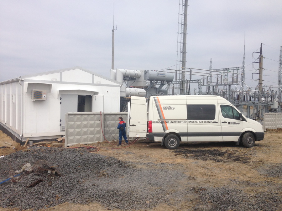 Диагностика шести кабелей 10 кВ